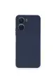 Newface Vivo Y16 Kılıf Nano içi Kadife Silikon - Lacivert