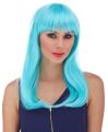Turkuaz Mavi Parti Peruğu