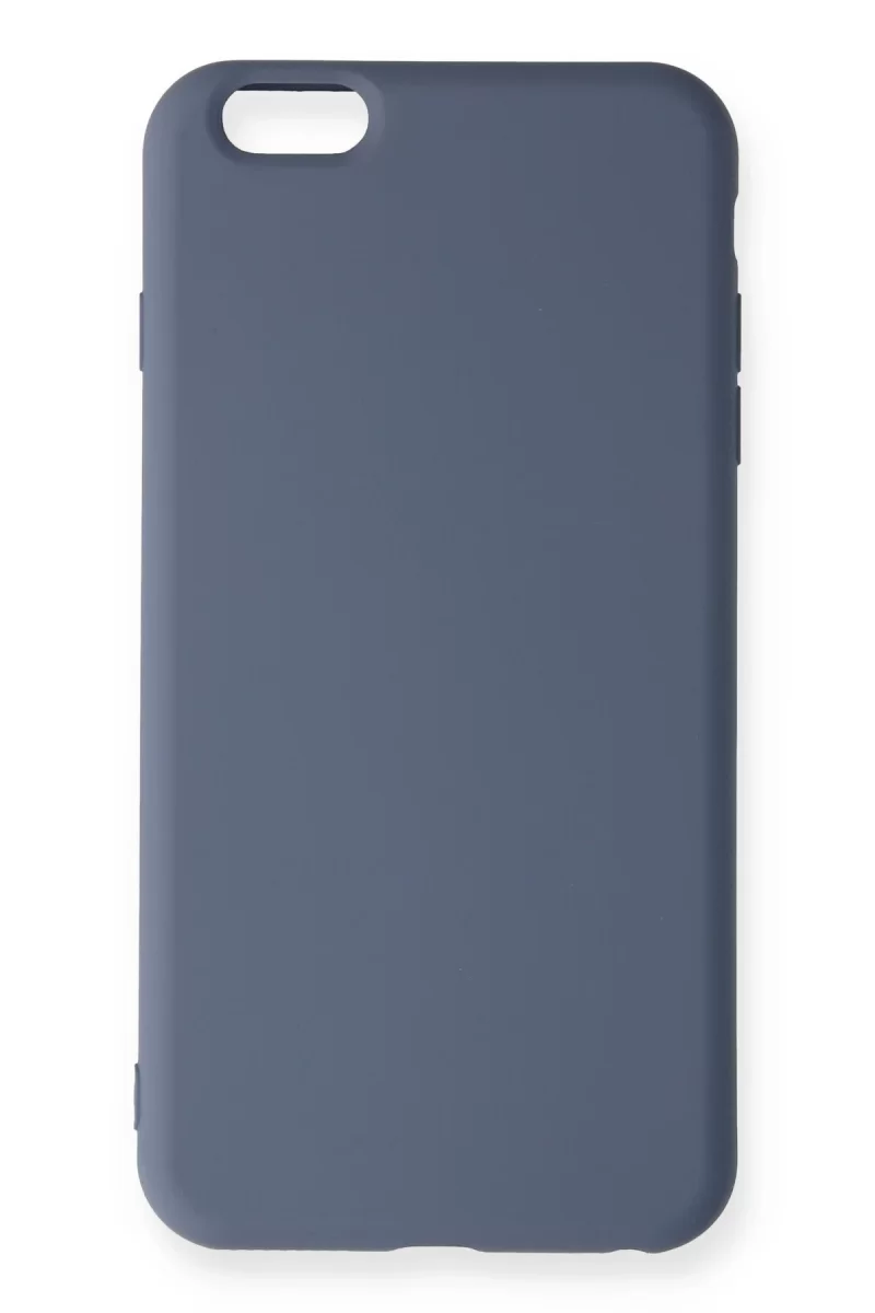Newface Apple iPhone 6 Plus Kılıf Nano içi Kadife Silikon - Gri