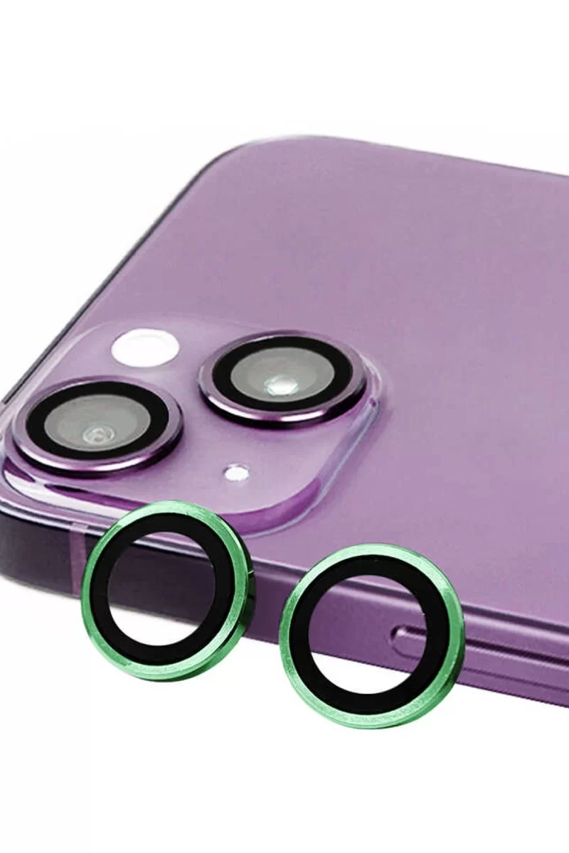 Newface Apple iPhone 13 Raze Metal Kamera Lens - Yeşil