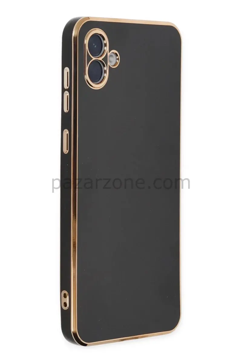 Newface Samsung Galaxy A04 Kılıf Volet Silikon - Siyah
