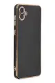 Newface Samsung Galaxy A04 Kılıf Volet Silikon - Siyah
