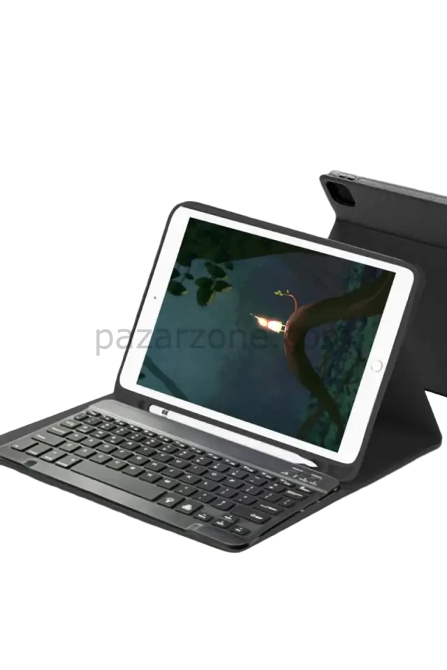 Newface Samsung Galaxy X730 Tab S11 Kılıf KC01 Smart Klavyeli Tablet Kılıfı - Siyah
