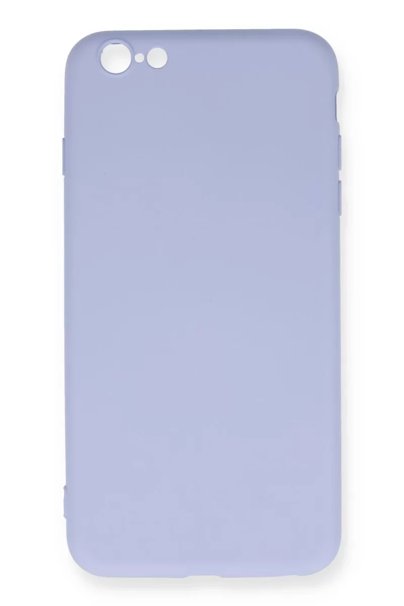 Newface Apple iPhone 6 Plus Kılıf Nano içi Kadife Silikon - Lila