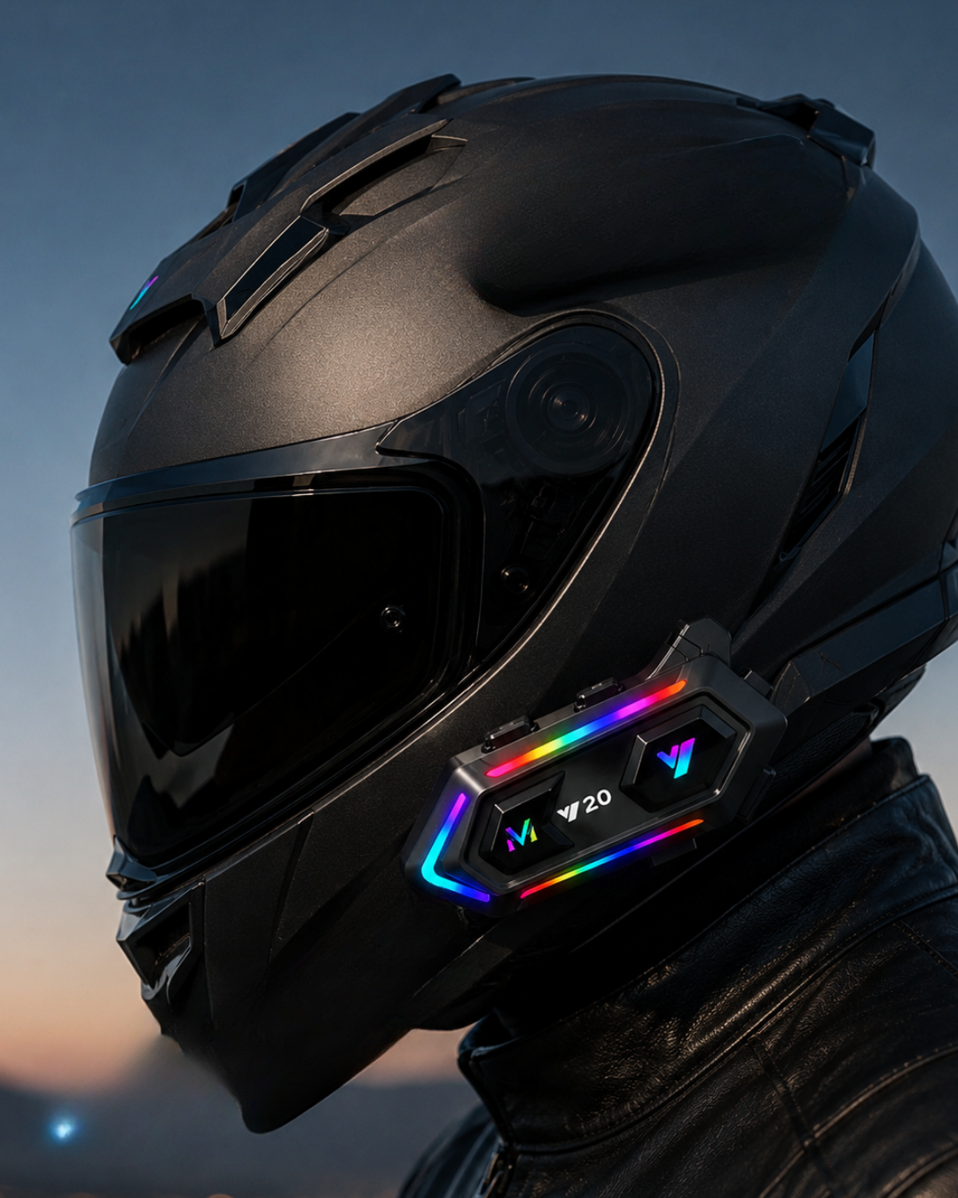 6. Bluetooth 5.3 Kask İçi Intercom Kulaklık IPX6 Suya Dayanıklı Tasarım