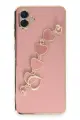 Newface Samsung Galaxy A04E Kılıf Esila Silikon - Pudra