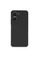 Newface Vivo Y16 Kılıf Nano içi Kadife Silikon - Siyah