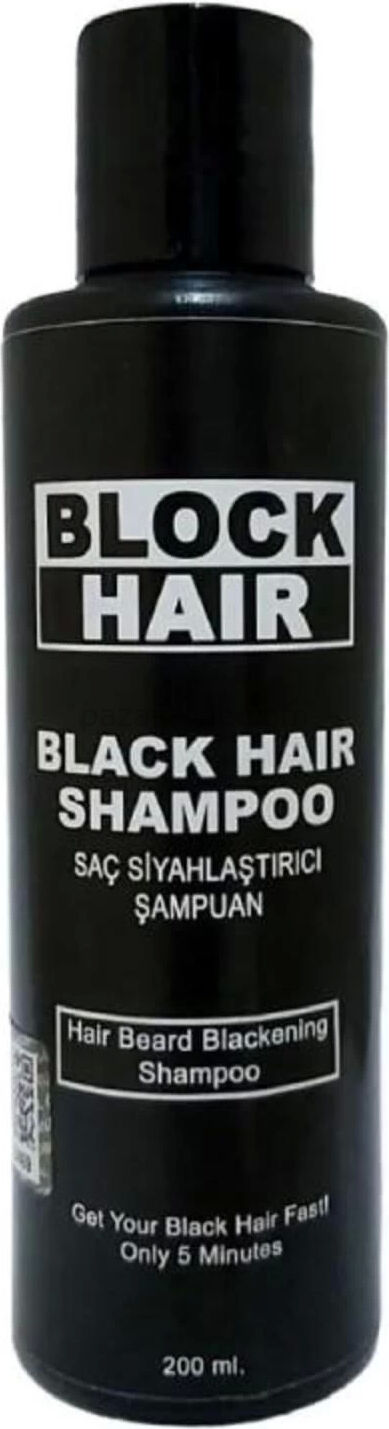 Block Hair Saç Koyulaştırıcı Siyahlaştırıcı Bakım Şampuanı 200ML