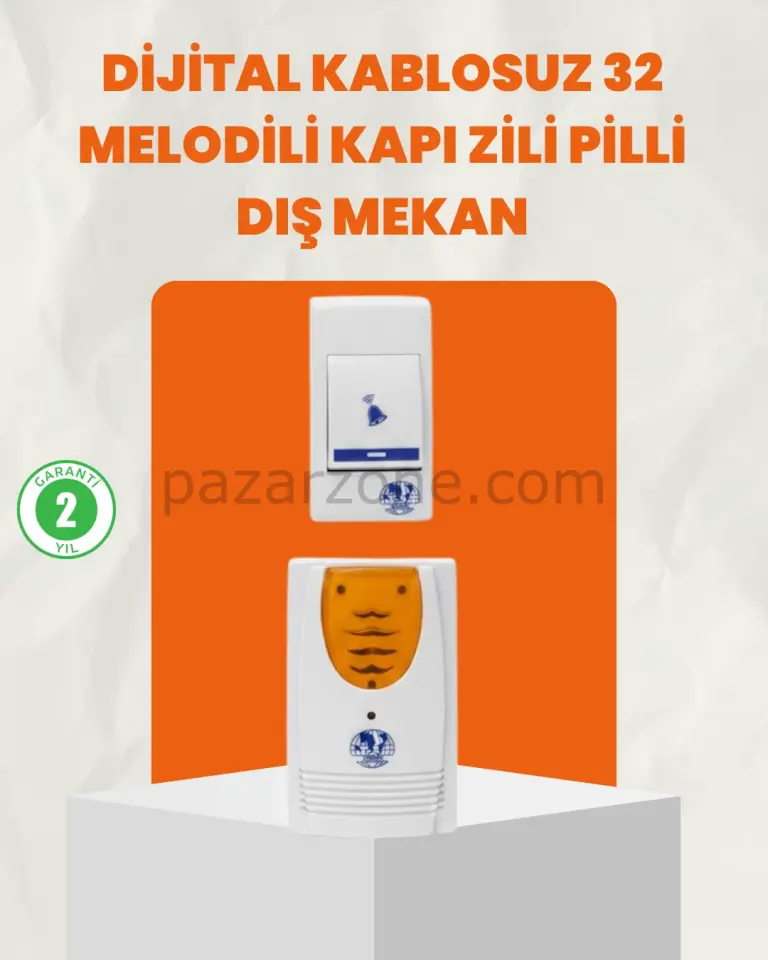 Kablosuz Kapı Zili Ev ve Ofis İçin Konforlu Çözüm