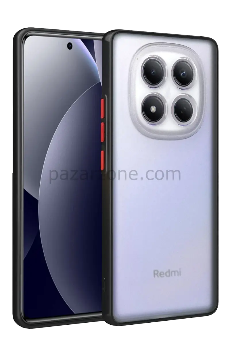 Newface Xiaomi Redmi Note 15 Pro 4G Montreal Silikon Kapak - Siyah