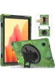 Newface Samsung Galaxy X200 Tab A8 10.5 Kılıf Amazing Tablet Kapak - Kamuflaj