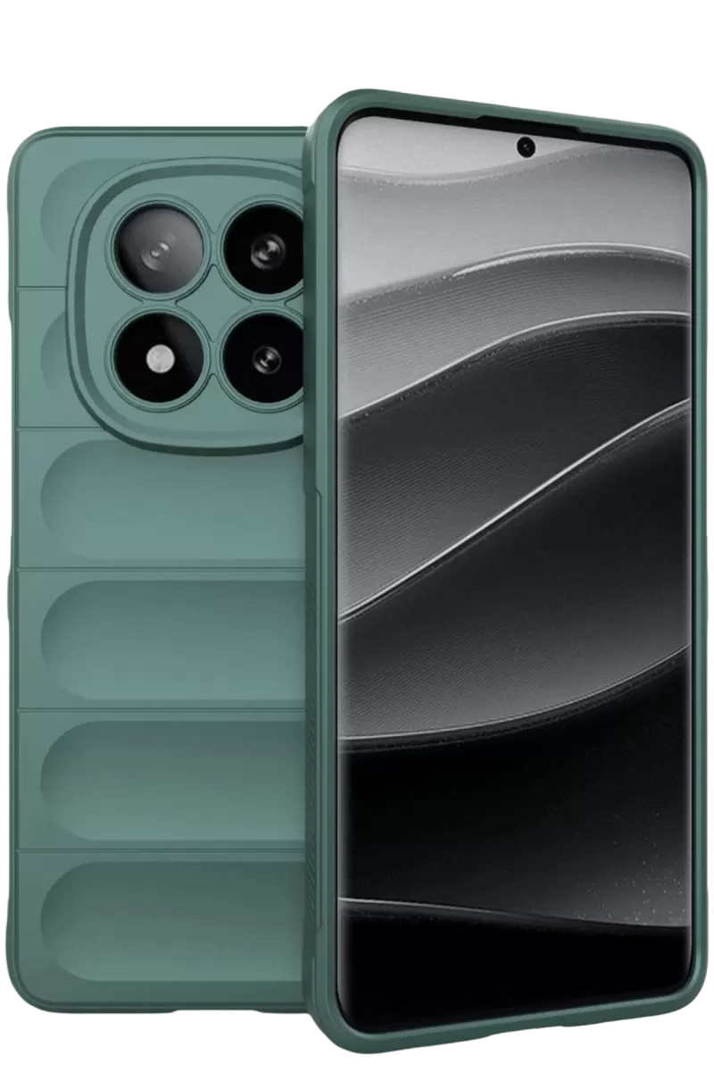 Newface Xiaomi Redmi Note 15 Pro 4G Optimum Silikon - Koyu Yeşil