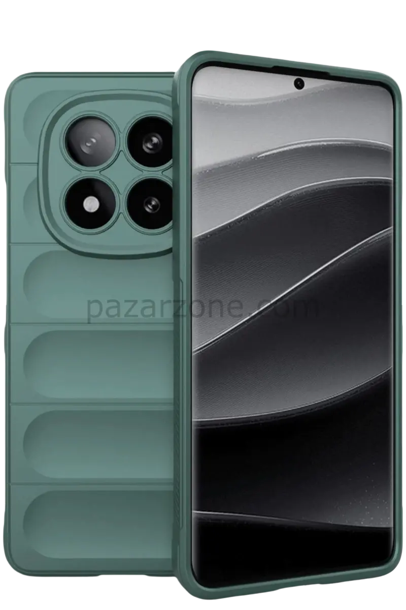 Newface Xiaomi Redmi Note 15 Pro 4G Optimum Silikon - Koyu Yeşil