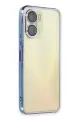 Newface Vivo Y16 Kılıf Razer Lensli Silikon - Açık Mavi