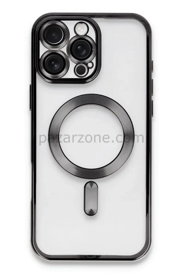 Newface Apple iPhone 16 Pro Kılıf Kross Magneticsafe Kapak - Siyah