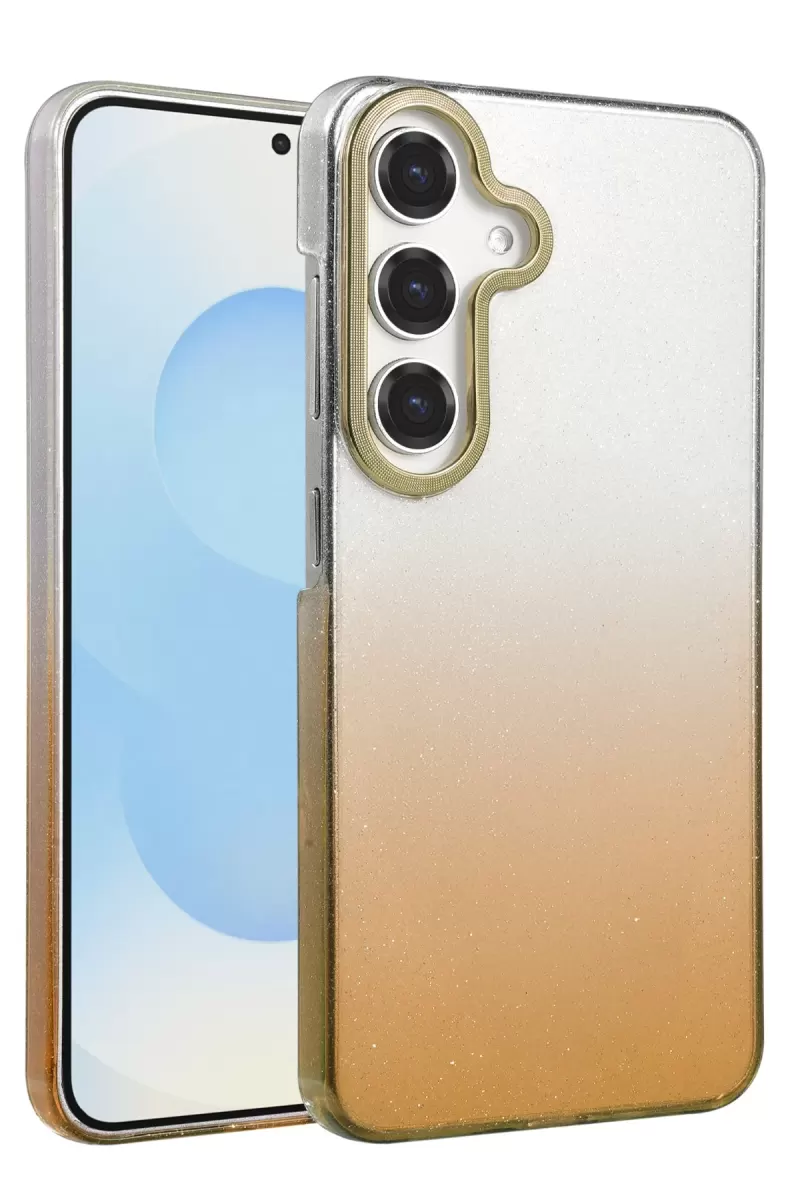 Newface Samsung Galaxy A35 5G Glossy Kapak - Çöl Titanyum