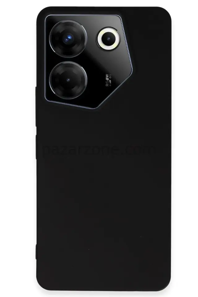 Newface Tecno Camon 20 Pro 5G Kılıf First Silikon - Siyah