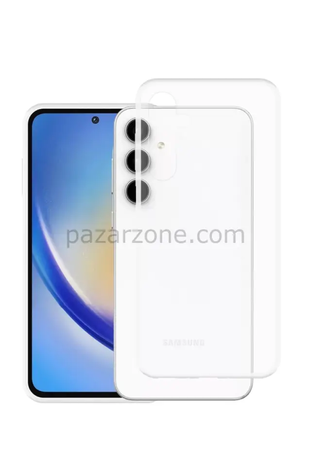 Newface Samsung Galaxy A35 5G Kılıf Lüx Şeffaf Silikon