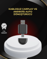 Kablosuz CarPlay ve Android Auto Dönüştürücü – USB-A & Type-C Girişli Akıllı Adaptör