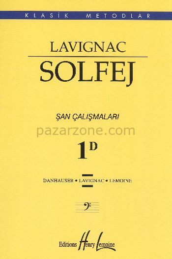 Lavignac Solfej 1D Şan Çalışmaları