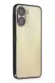 Newface Vivo Y16 Kılıf Razer Lensli Silikon - Siyah