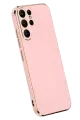 Newface Samsung Galaxy S24 Ultra Kılıf Volet Silikon - Pembe