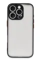 Newface Apple iPhone 16 Pro Kılıf Montreal Silikon Kapak - Siyah