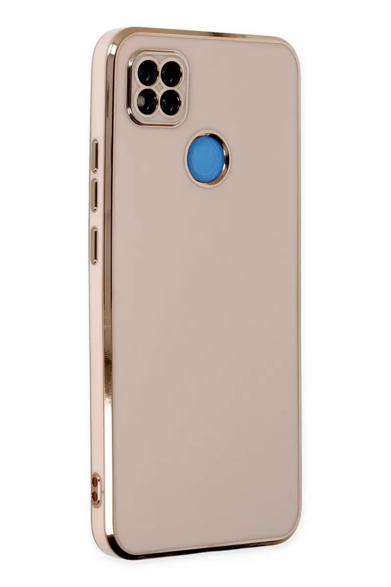 Newface Xiaomi Redmi 9C Kılıf Volet Silikon - Pembe