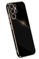Newface Samsung Galaxy S24 Ultra Kılıf Volet Silikon - Siyah
