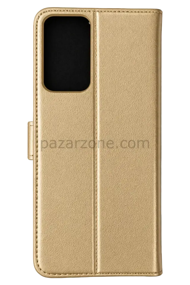 Newface Samsung Galaxy A91 / S10 Lite Trend S Plus Kapaklı Kılıf - Gold