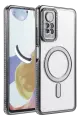 Newface Xiaomi Redmi Note 12 Pro 4G Joke Simli Magneticsafe Kılıf - Siyah