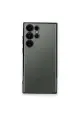 Newface Samsung Galaxy S23 Ultra Kılıf Razer Lensli Silikon - Siyah