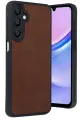 Newface Samsung Galaxy A16 5G Kılıf Aras Deri Kapak - Taba