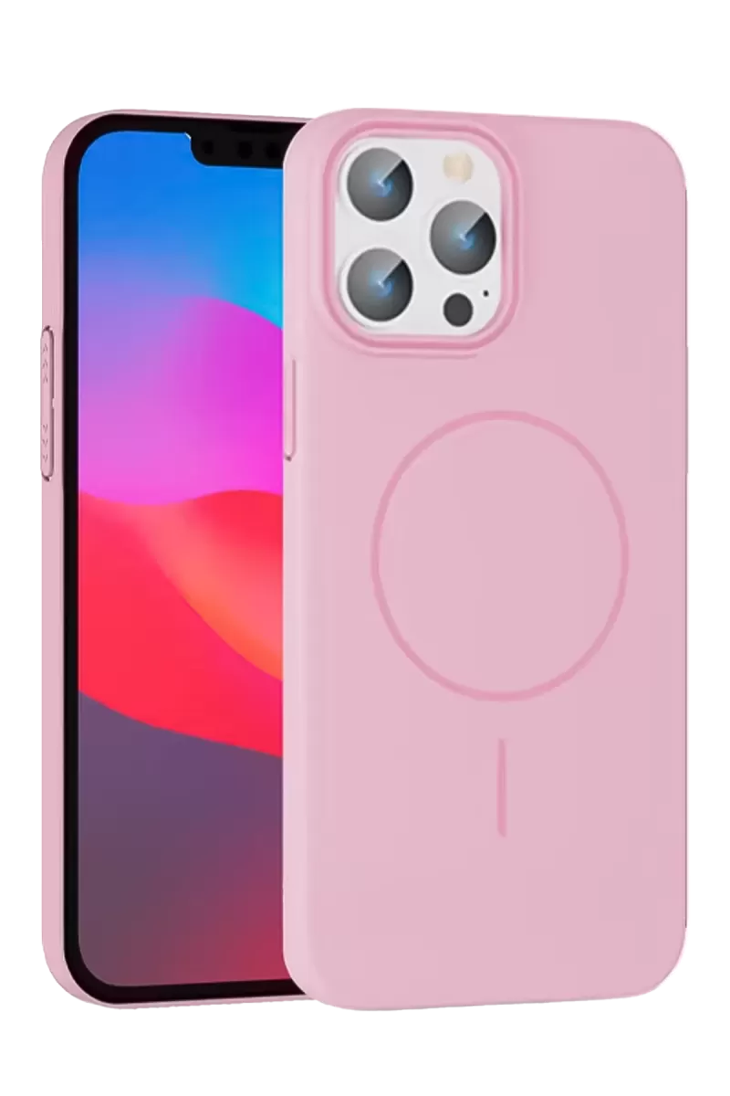 Joko Apple iPhone 15 Pro Max Broş Magsafe Kapak - Pembe