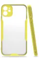 Newface Apple iPhone 11 Kılıf Platin Silikon - Sarı