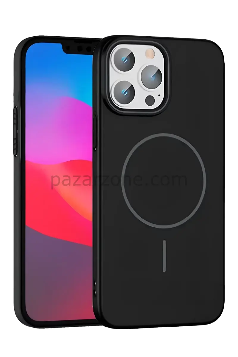 Joko Apple iPhone 15 Pro Max Broş Magsafe Kapak - Siyah