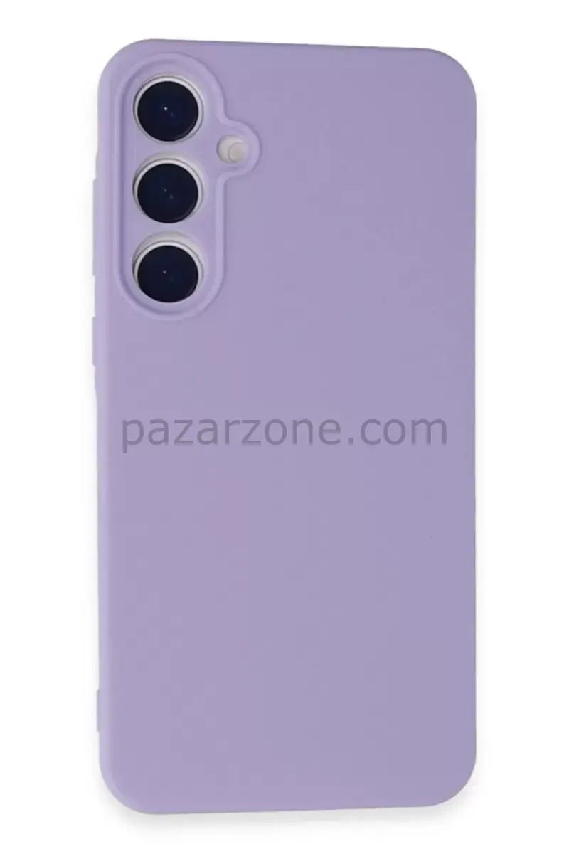 Newface Samsung Galaxy A35 5G Kılıf Nano içi Kadife Silikon - Lila