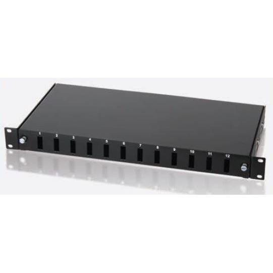 URANIUM PPR12PSCDX 12 PORT F/O SC DX RAL9005 PATCH PANEL(10F-SB1U12PSCDX-REA)