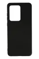 Newface Samsung Galaxy S20 Ultra Kılıf Nano içi Kadife Silikon - Siyah