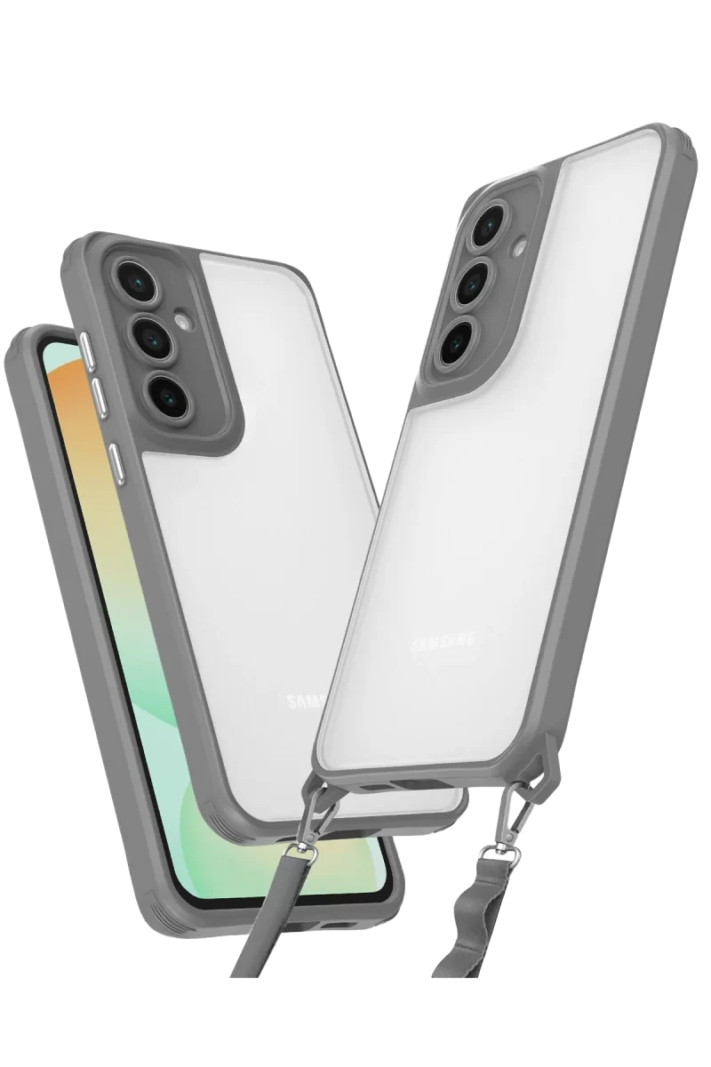 Newface Samsung Galaxy A35 5G Kılıf Penta Silikon Kılıf - Titan Gri