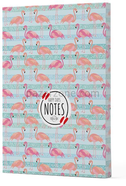 Flamingo 1 - Yan Baskılı Çizgili Defter
