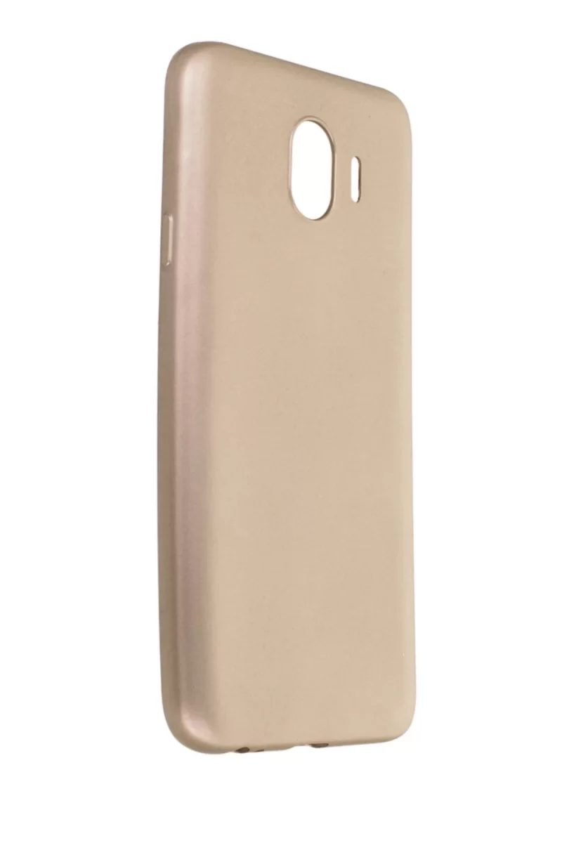 Newface Samsung Galaxy J4 Kılıf First Silikon - Gold