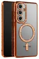Newface Samsung Galaxy S26 Joke Simli Magneticsafe Kılıf - Turuncu
