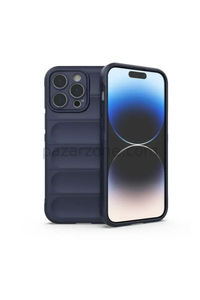 Newface Apple iPhone 16 Pro Kılıf Optimum Silikon - Lacivert