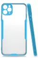 Newface Apple iPhone 11 Pro Kılıf Platin Silikon - Mavi