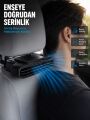 Araç Koltuğu İçin 5 Hız Kademeli Soğutucu Fan Aroma Hazneli USB-C Şarjlı