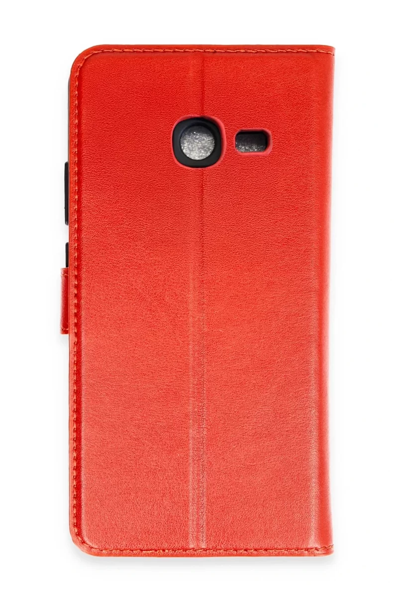 Newface Samsung Galaxy J4 Plus Trend S Plus Kapaklı Kılıf - Kırmızı