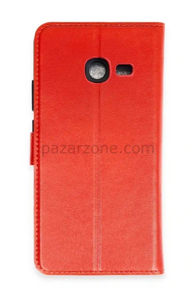 Newface Samsung Galaxy J4 Plus Trend S Plus Kapaklı Kılıf - Kırmızı