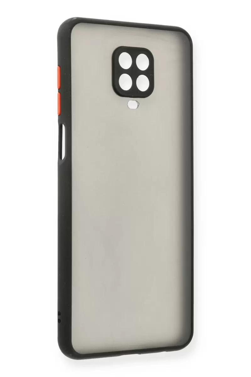 Newface Xiaomi Redmi Note 9 Pro Kılıf Montreal Silikon Kapak - Siyah