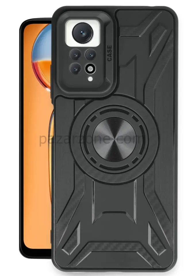 Newface Xiaomi Redmi Note 12 Pro 4G Kılıf Lincoln Silikon - Siyah